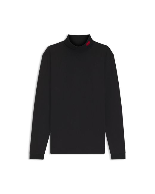 HUGO Black Slim-Fit T-Shirt for men