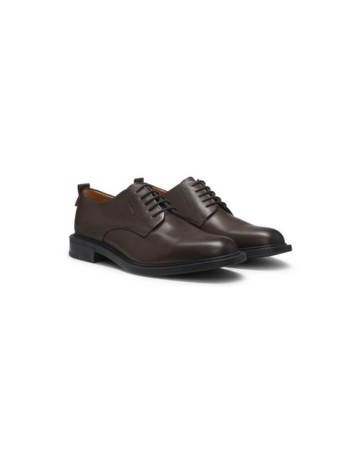 HUGO Brown Derby Shoes for men