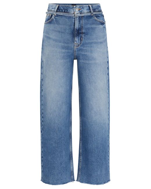 Boss Blue Jeans With Belt Detail