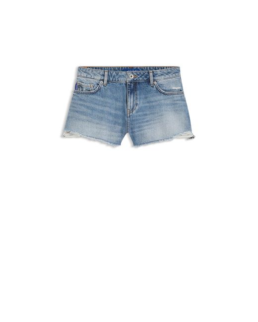 HUGO Blue Regular-Fit Shorts
