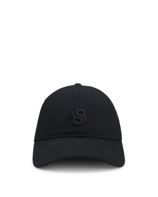 Boss Black Cap Aus Baumwolle Mit Aufgesticktem Double-B-Monogramm
