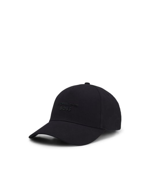 Boss Black Porsche X Stretch-Cotton Cap With Gloss Logo for men
