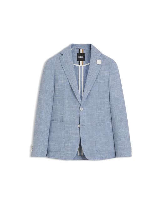 Boss Blue Slim-Fit Blazer for men