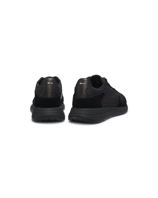 Boss Black Lace-Up Trainers for men
