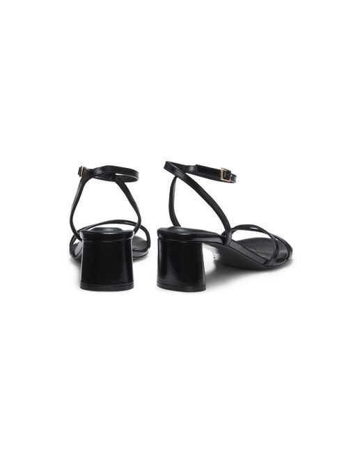 Boss Black Strappy Sandals