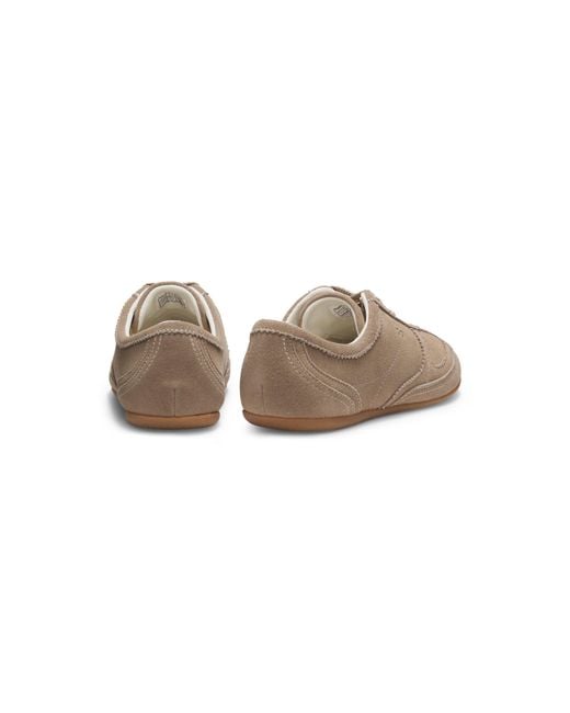 HUGO Brown Suede Trainers With Stacked Logo