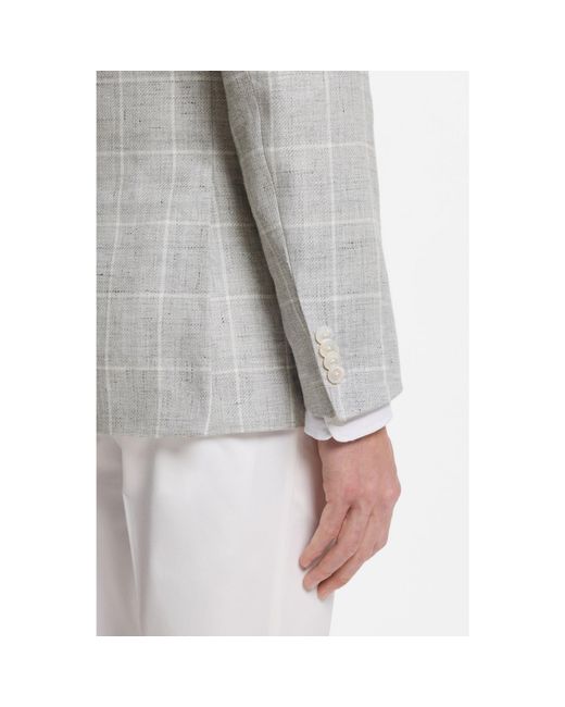 Boss Gray Slim-Fit Jacket for men