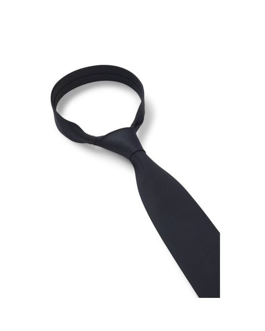 Boss Blue Formal Tie With Jacquard Pattern for men