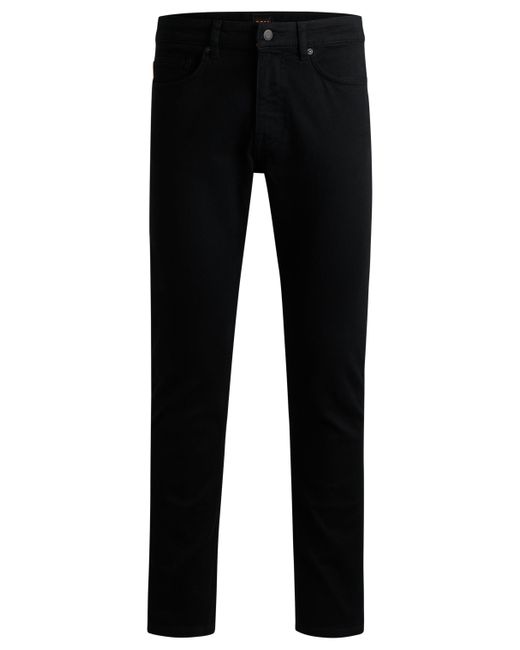 Boss Slim-fit Jeans Van Comfortabel Stay-black Stretchdenim voor heren
