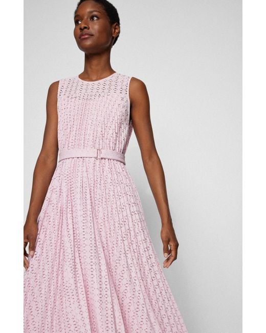 BOSS by HUGO BOSS Kleid DEPLICA in Pink | Lyst DE