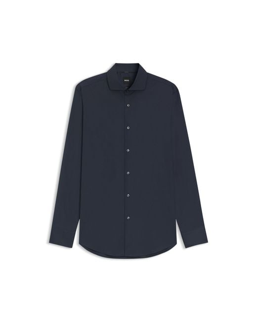 Boss Blue Slim-Fit Shirt for men