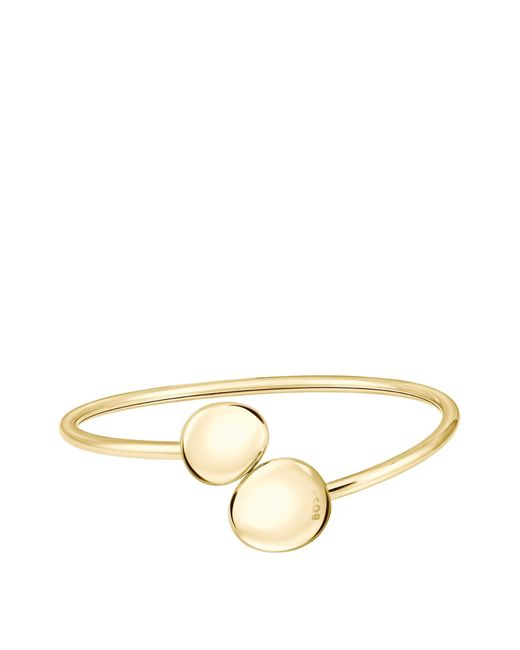 Boss Goudkleurige Armband Met Nuggets in het Metallic