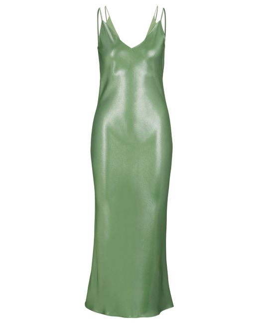 Boss Green Abendkleid aus weich fließendem Gewebe mit Layering-Ausschnitt