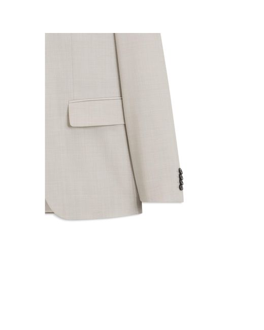 HUGO Gray Two-Piece Slim-Fit Suit for men