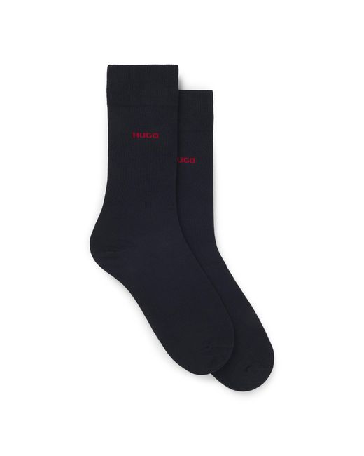 HUGO Dark Blue Men's Business Socks Size 7-13 for men