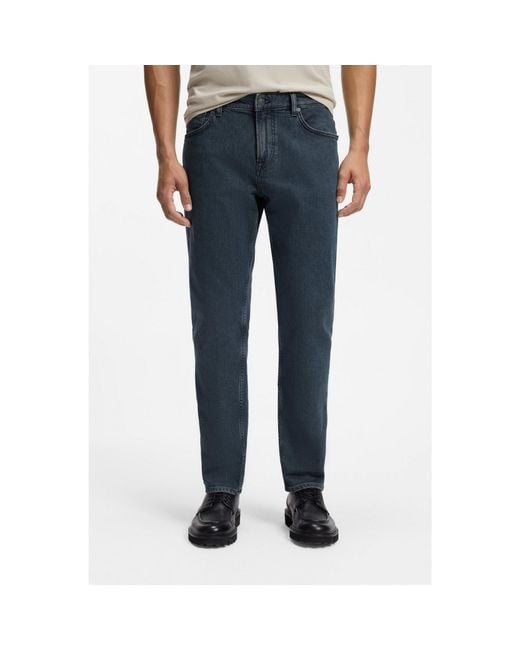 Boss Blue Maine Regular-Fit Jeans for men