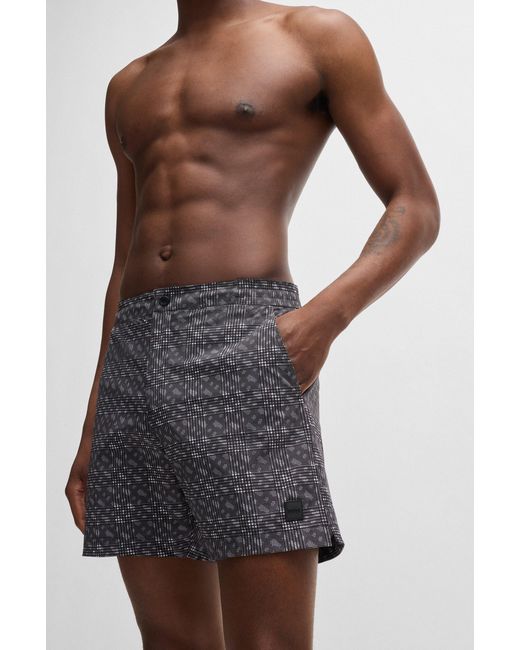 Boss Brown Black Men's Swim Shorts Size M for men