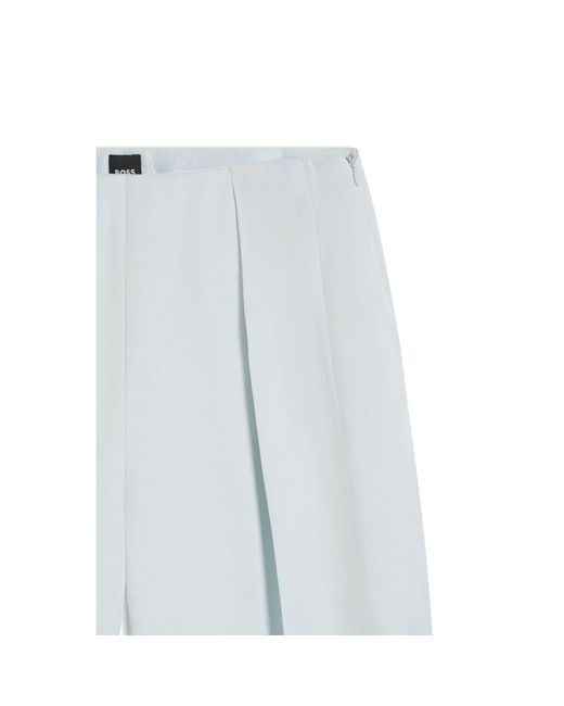 Boss Blue Relaxed-Fit Trousers
