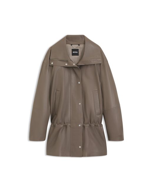 Boss Brown Parka-Style Jacket
