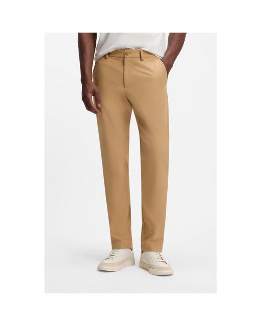 Boss Natural Slim-Fit Trousers for men