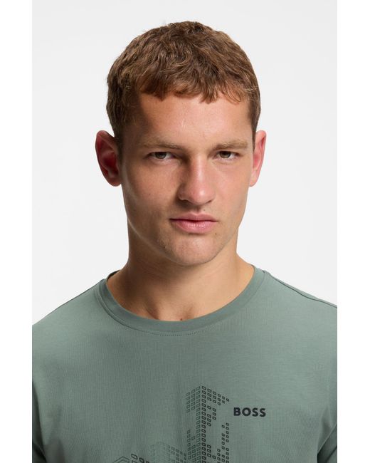 Boss Set Van Twee Jersey T-Shirts Van Stretchkatoen in het Green voor heren