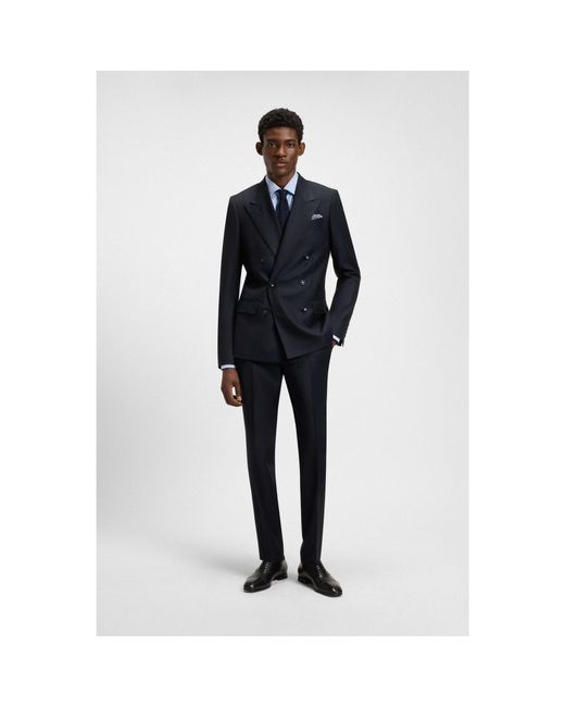 Boss Blue Beckham X Two-Piece Slim-Fit Suit for men