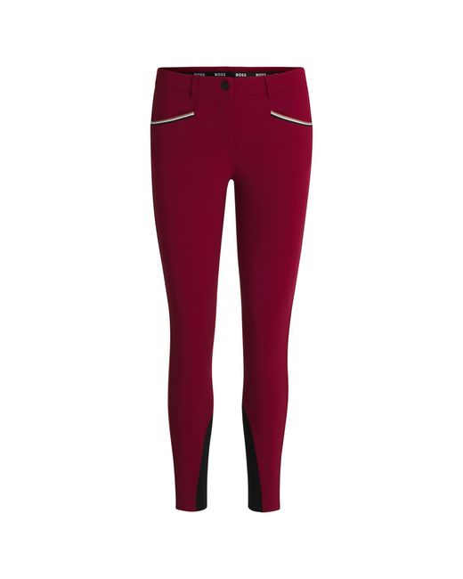 Boss Red Equestrian Slim-Fit Breeches With Full Grip