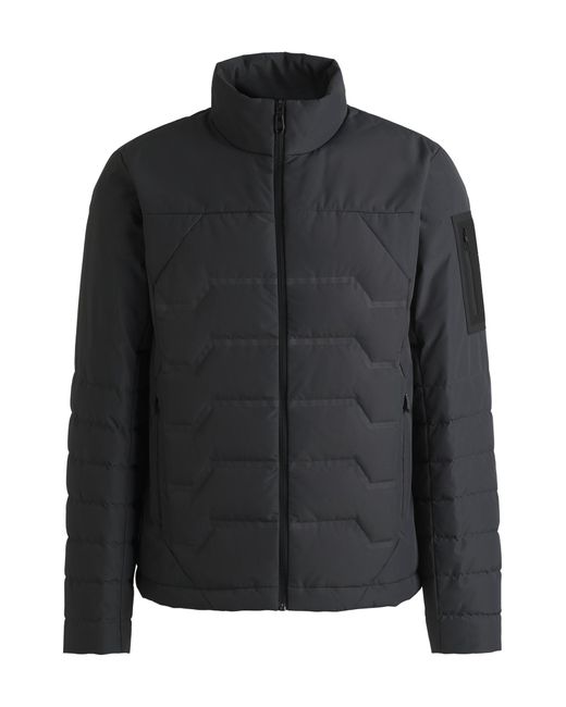 Boss Wasserabweisende Daunenjacke Mit Reißverschluss-Details in Black für Herren
