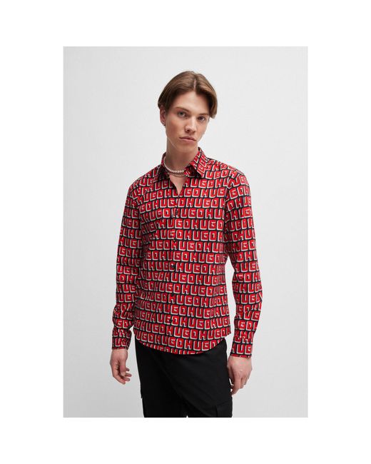HUGO Red Slim-Fit Shirt for men