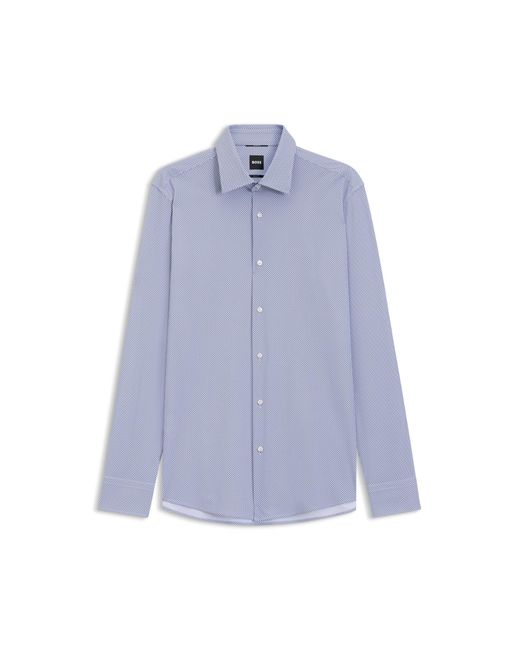 Boss Blue Slim-Fit Shirt for men
