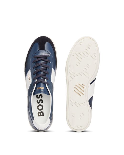 suede mens hugo boss trainers