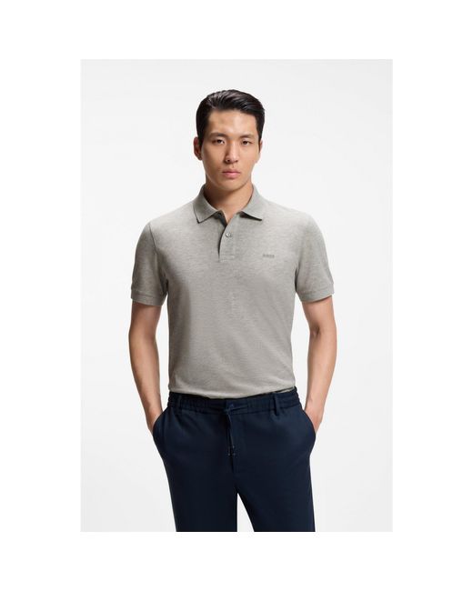 Boss Gray Pallas Polo Shirt for men