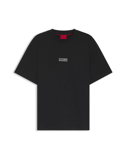 HUGO Herren Jersey Aus 100% Baumwolle – Klassisches Basic Für Freizeit & Alltag