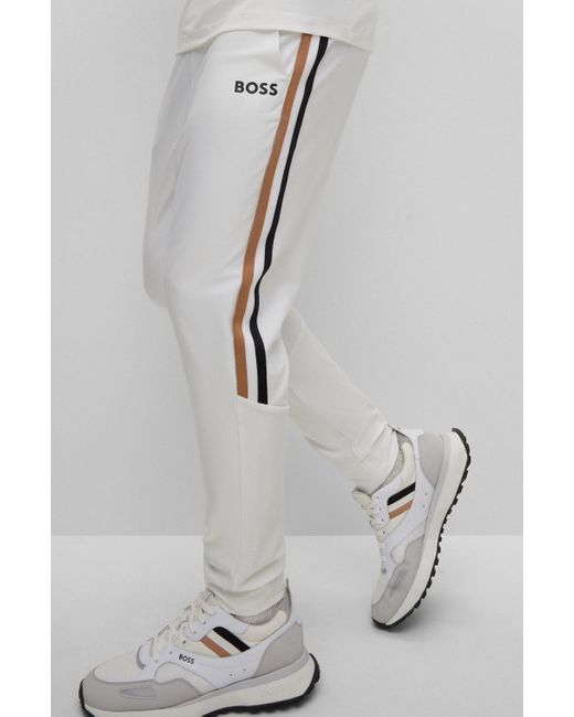 Hugo boss tracksuit white deals