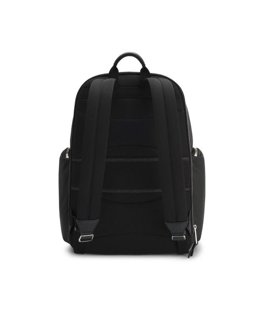 Boss Black Backpack With Contrast Side Pockets for men