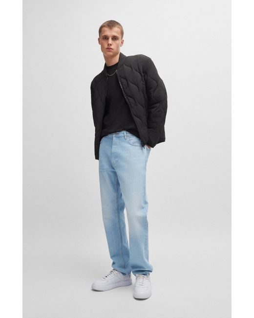 HUGO Regular-fit Jeans Van Denim Van Zuivere Katoen in het Blue voor heren
