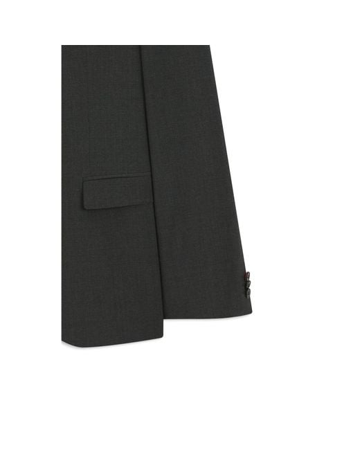 HUGO Black Wool-Blend Two-Piece Extra-Slim-Fit Suit for men