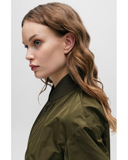Boss Green Water-repellent Jacket In A Relaxed Fit