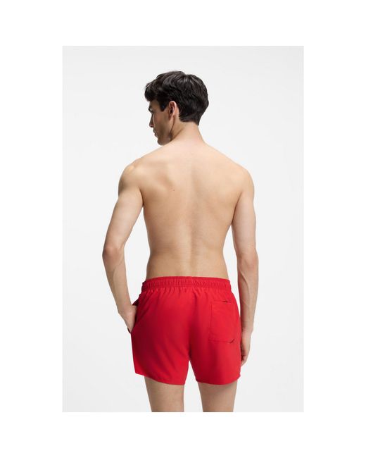 HUGO Red Swim Shorts With Repeat Logos for men