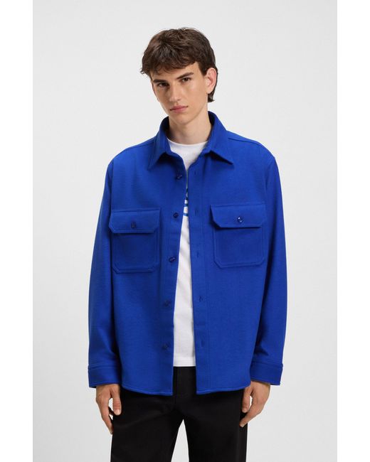 HUGO Light Blue Men's Casual Shirts Size M for men