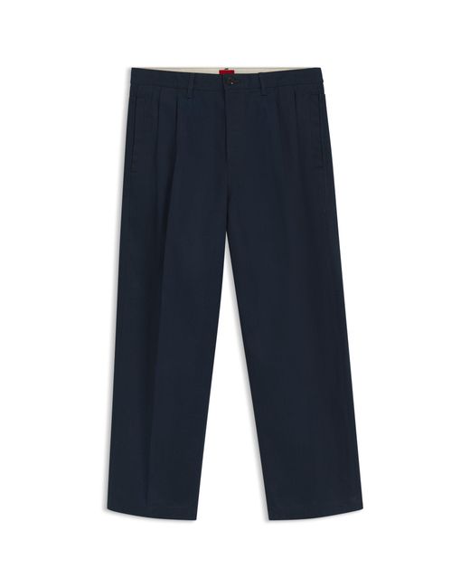 HUGO Blue Relaxed-Fit Jeans for men