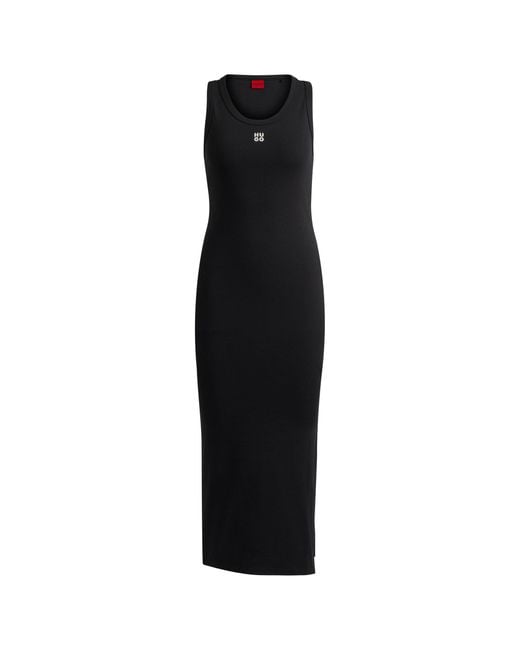 HUGO Black Long-Length Dress