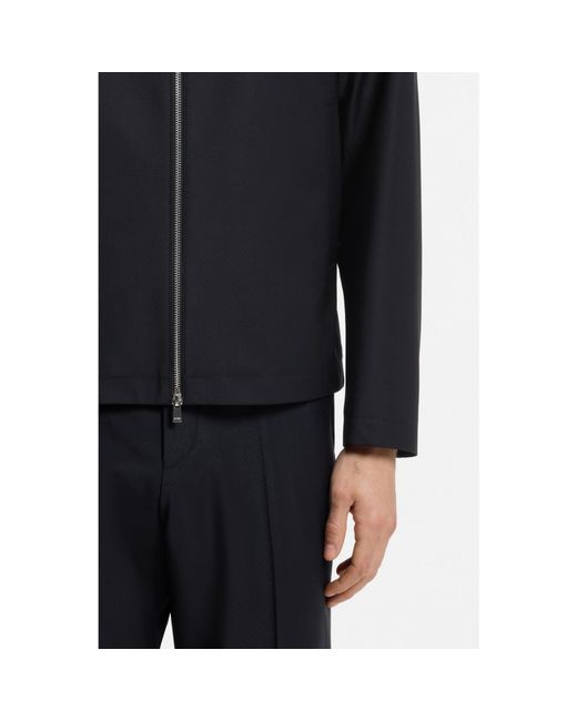 Boss Blue Slim-Fit Jacket for men