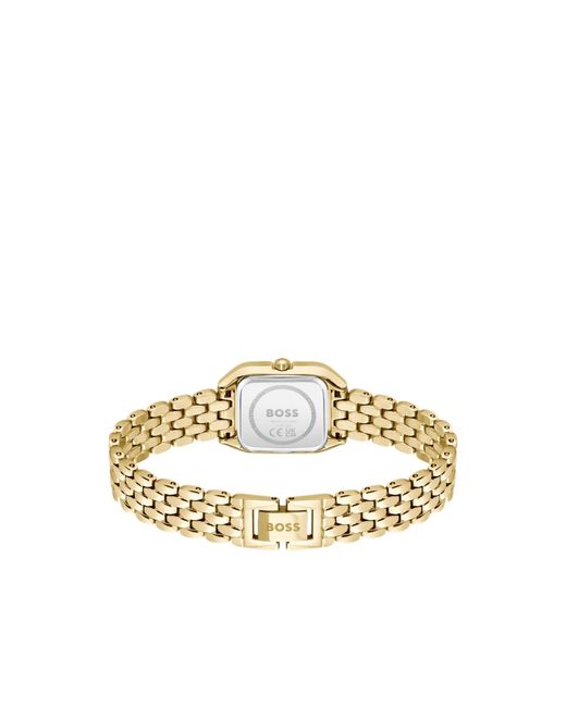Boss Metallic Mae Petite-Effect Link-Bracelet Watch With- Dial