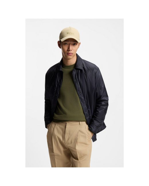 HUGO Natural Cotton-Twill Cap With Logo for men
