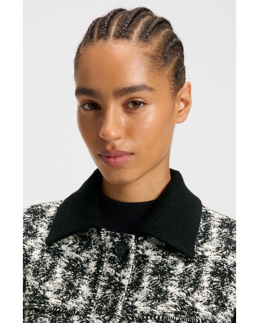 Boss Gray Patterned Women's Suits Size 4