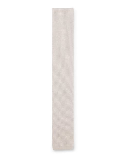 Boss Gebreide Stropdas Van Wol Uit De Beckham X -Collectie in het White voor heren