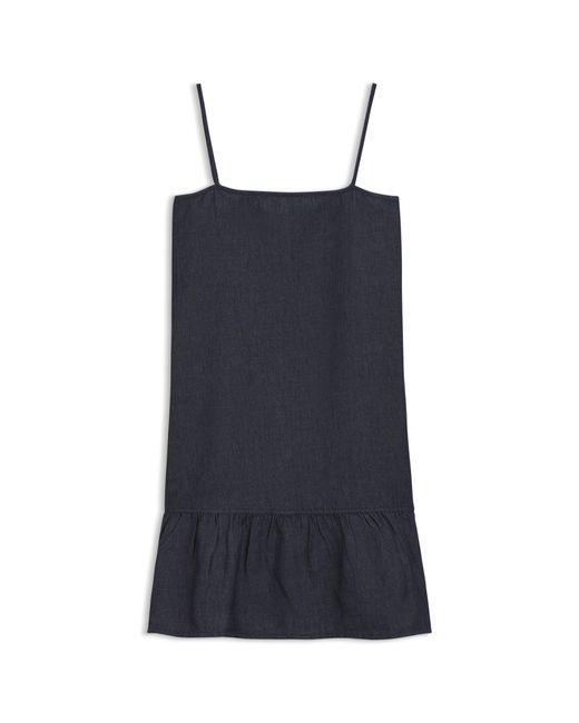 HUGO Blue Spaghetti-Strap Dress