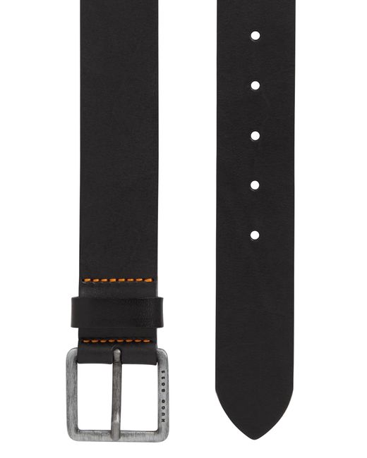 hugo boss black leather belt