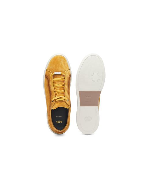 Boss Yellow Gary Low-Top Trainers for men